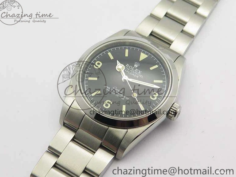 Aaa replica Dial Vintage Black Markers SS 3545 Cartier On Practical Ref.1016 A23J Cream Bracelet Explorer 1103